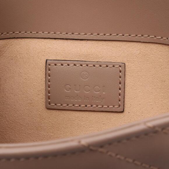 Gucci GG Marmont Super Shoulder Bag Pink Leather - Picture 4 of 4